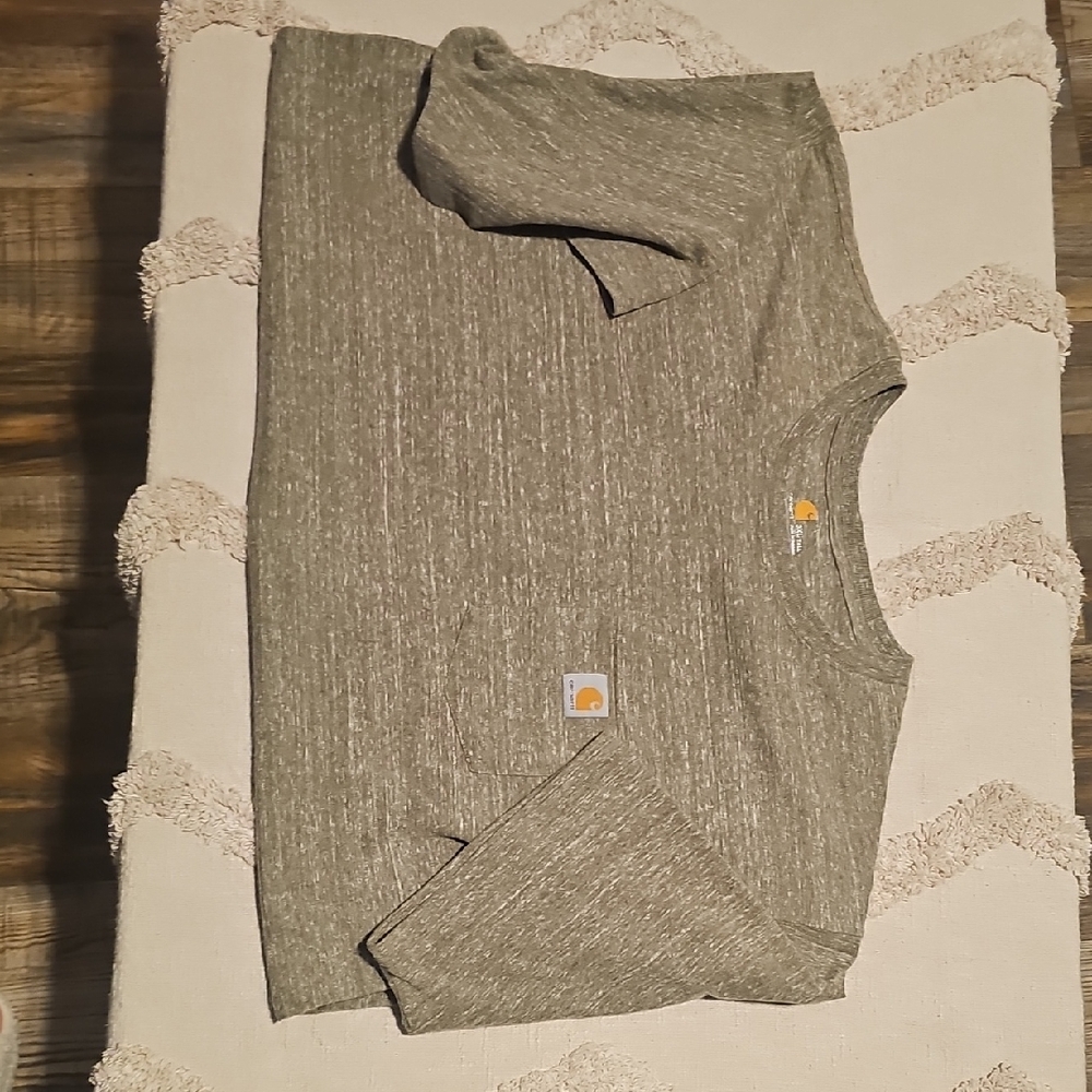 Carhartt Heathered Green Short Sleeve Tee